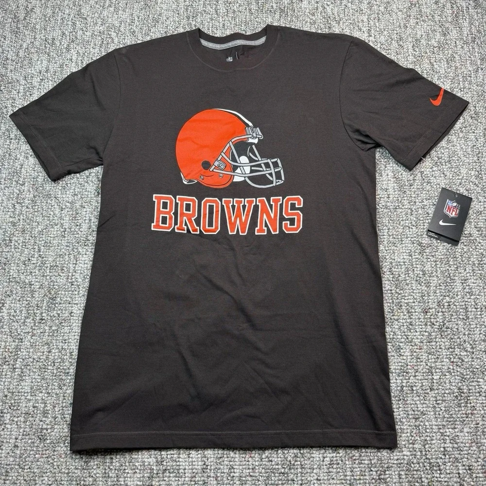 Nike Shirt Mens Medium Cleveland Browns NFL Team Apparel Football NWT